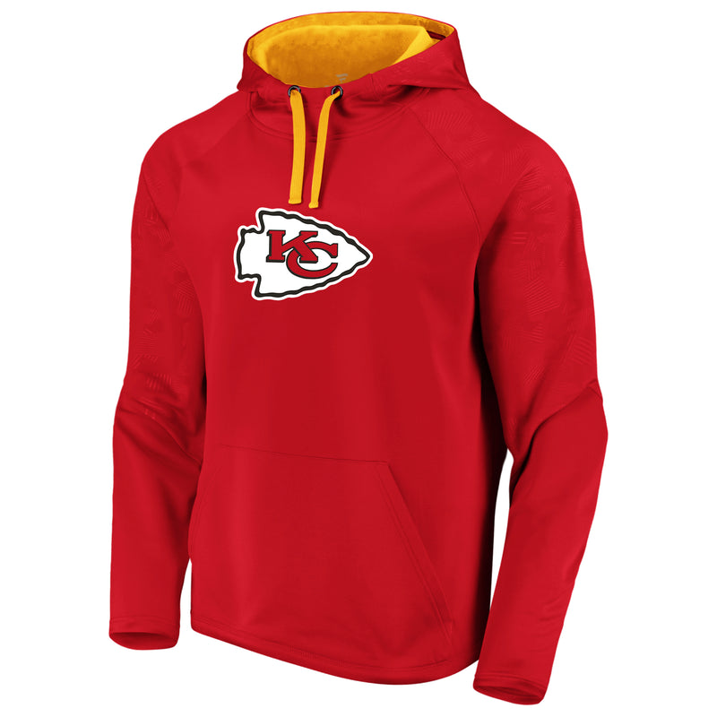 Chargez l&#39;image dans la visionneuse de la galerie, Kansas City Chiefs NFL Fanatics Defender Logo principal Sweat à capuche
