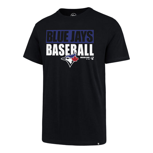 Toronto Blue Jays MLB Block Out 47' Super Rival Tee - Black