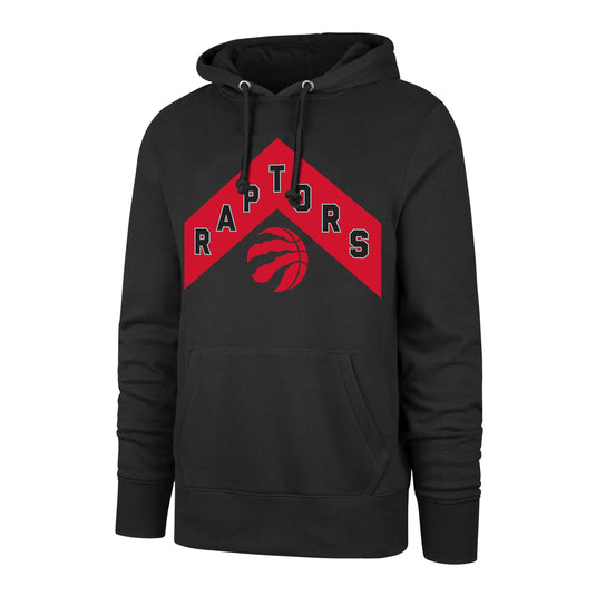 Toronto Raptors Classic Imprint Chevron Black Hoodie