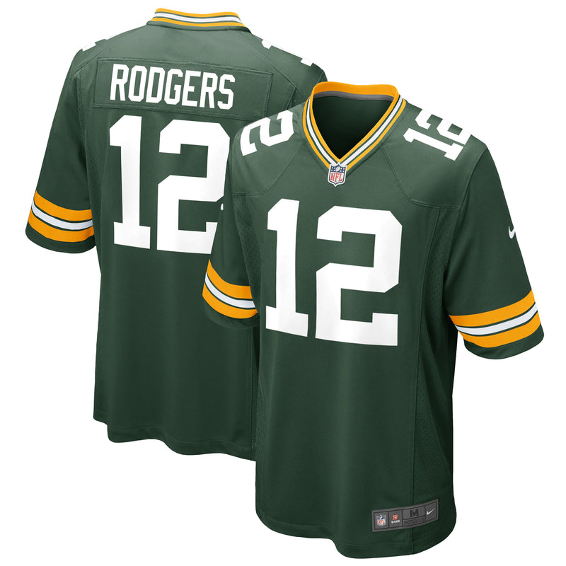 Chargez l&#39;image dans la visionneuse de la galerie, Maillot de l&#39;équipe de match Nike des Green Bay Packers d&#39;Aaron Rodgers pour jeunes
