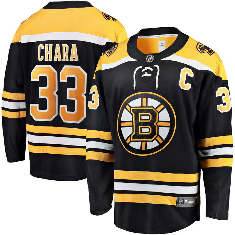 Chargez l&#39;image dans la visionneuse de la galerie, Zdeno Chara Boston Bruins NHL Fanatics Breakaway Maillot Domicile
