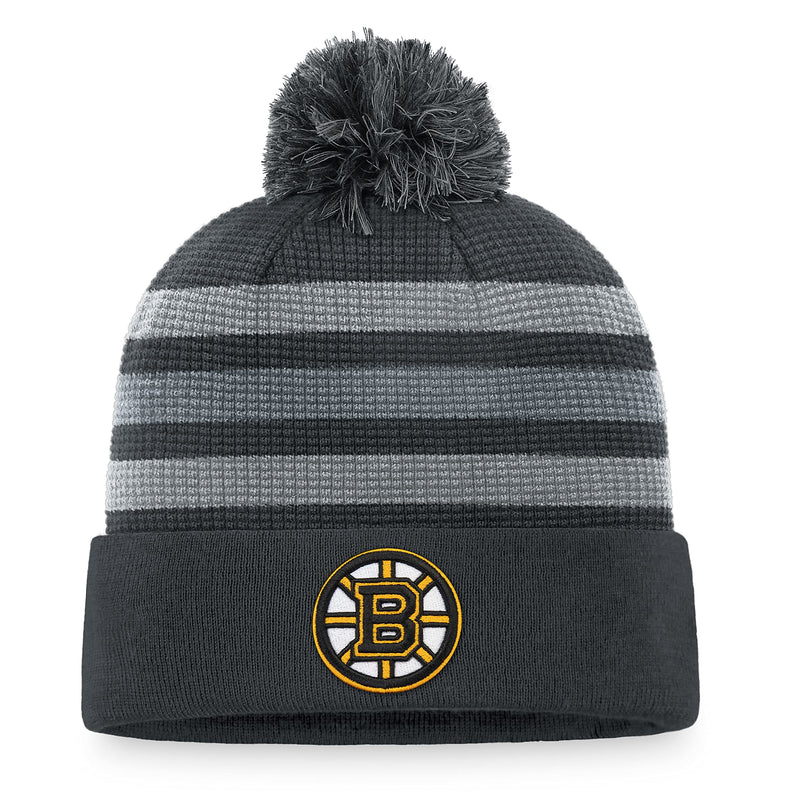 Chargez l&#39;image dans la visionneuse de la galerie, Tuque en tricot à revers de glace pour domicile de la LNH des Bruins de Boston
