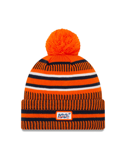 Denver Broncos NFL New Era Sideline Home Tuque officielle en tricot à revers