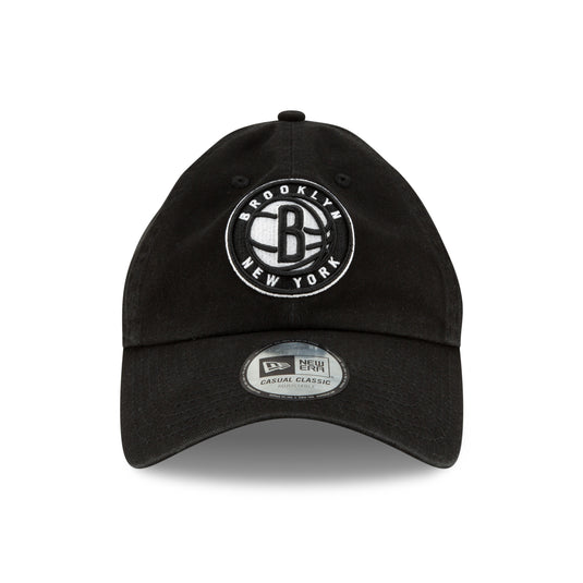 Casquette primaire classique décontractée NBA New Era des Brooklyn Nets