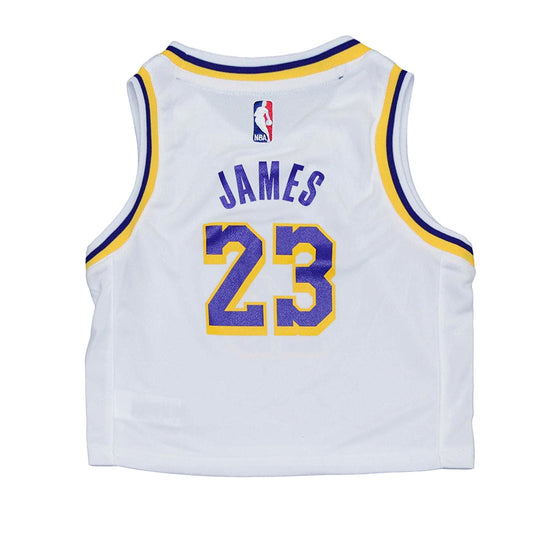 Toddler's LeBron James Los Angeles Lakers NBA Replica Road Player Jersey