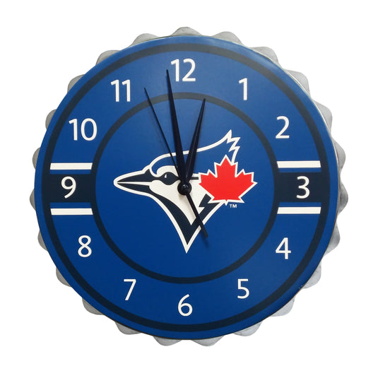 Toronto Blue Jays Bottle Cap Clock