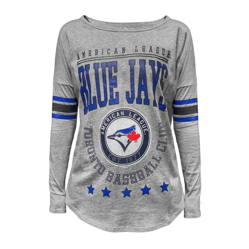 Load image into Gallery viewer, Toronto Blue Jays Ladies&#39; Heather Courtside Tee
