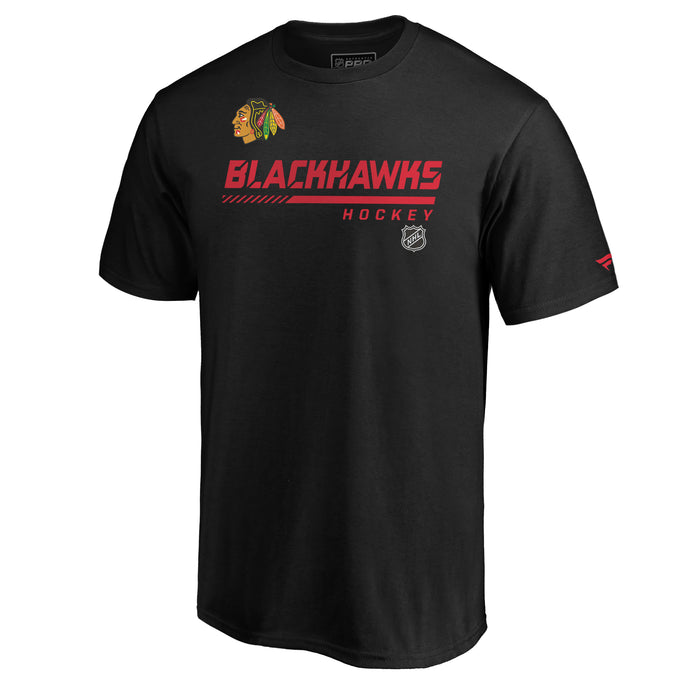 T-shirt professionnel authentique de la LNH des Blackhawks de Chicago