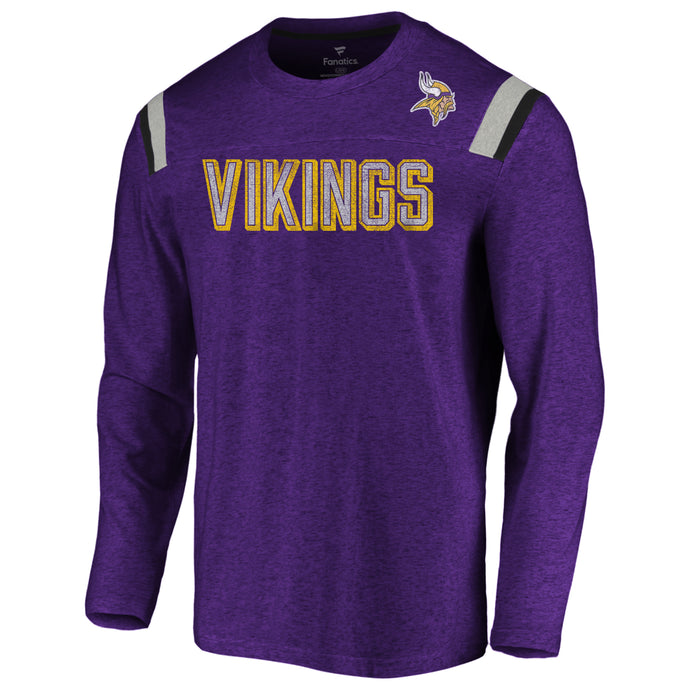 Minnesota Vikings NFL Fanatics Vintage Slub Long Sleeve