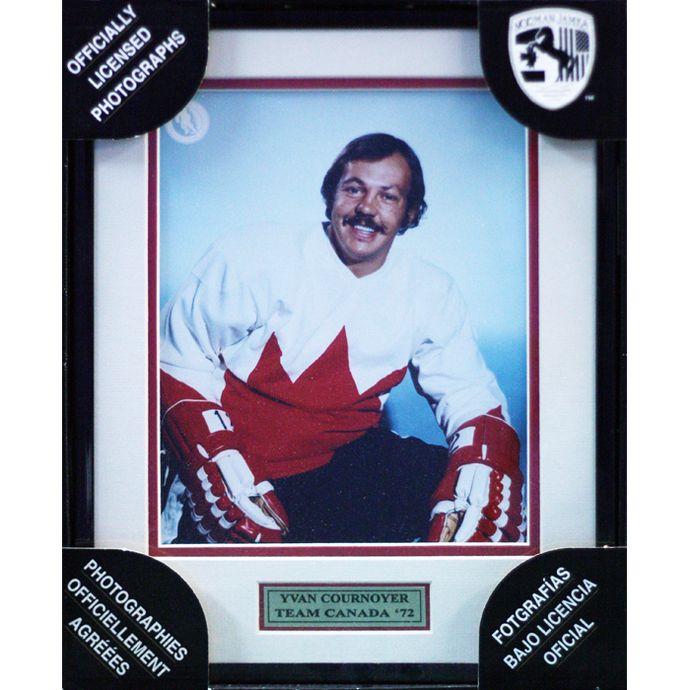 Yvan Cournoyer Équipe Canada '72 Photo couleur encadrée