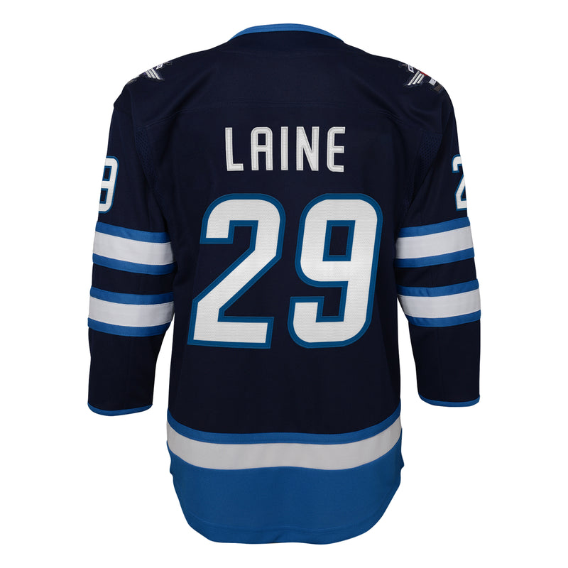 Chargez l&#39;image dans la visionneuse de la galerie, Maillot pour jeunes Laine Patrik Laine Winnipeg Jets NHL Premier Domicile
