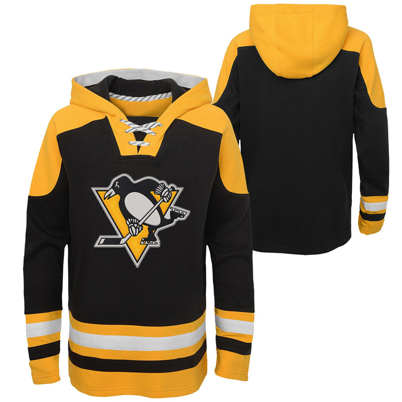 Chargez l&#39;image dans la visionneuse de la galerie, Sweat à capuche de hockey incontournable de la LNH des Penguins de Pittsburgh pour jeunes
