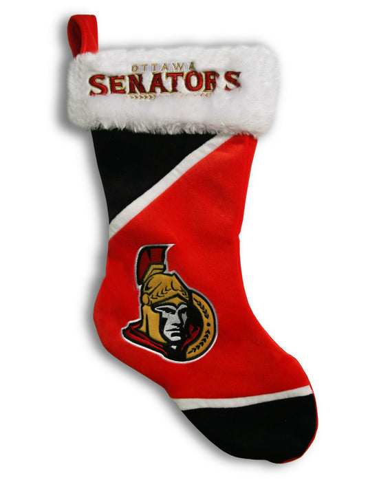 Ottawa Senators 17" Colorblock Stocking
