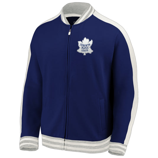 Toronto Maple Leafs NHL Vintage Varsity Super Soft Full Zip