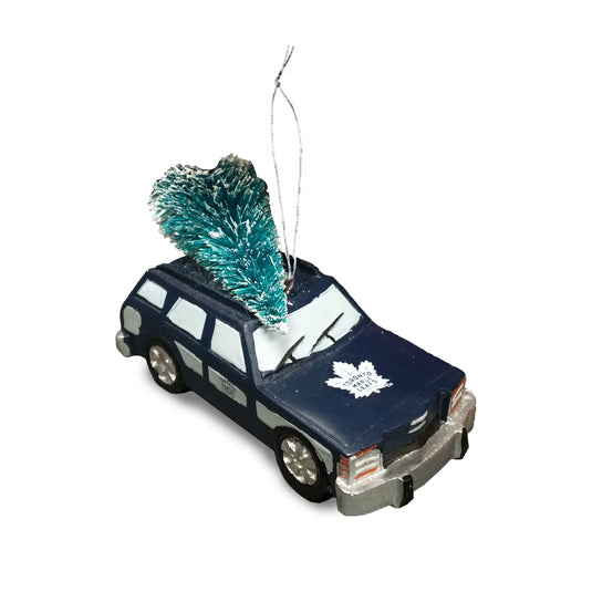 Toronto Maple Leafs Station Wagon with Tree Ornament