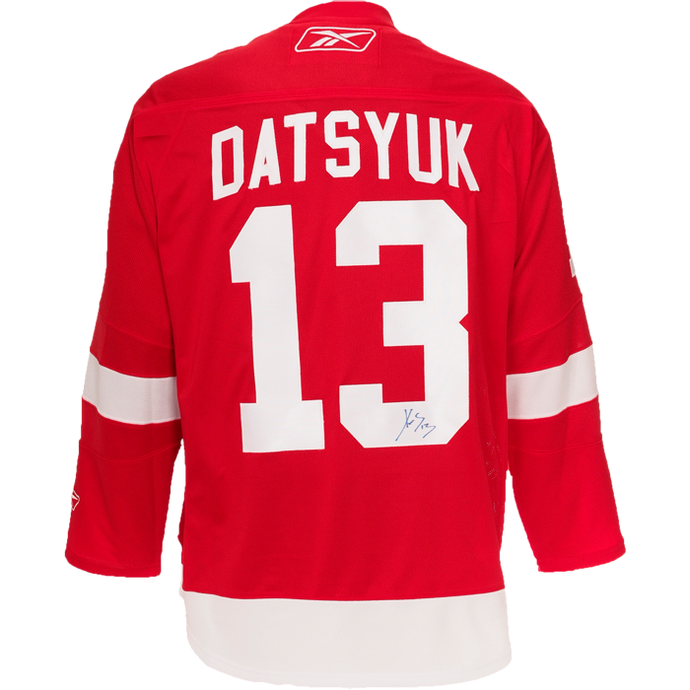 Pavel Datsyuk Signed Detroit Red Wings Jersey