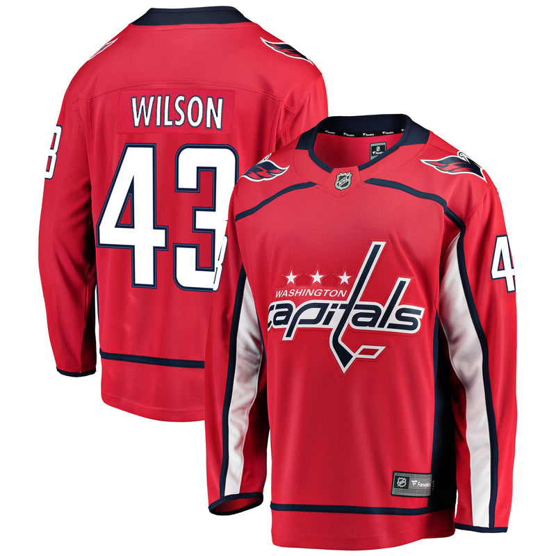 Chargez l&#39;image dans la visionneuse de la galerie, Tom Wilson Washington Capitals NHL Fanatics Breakaway Maillot Domicile
