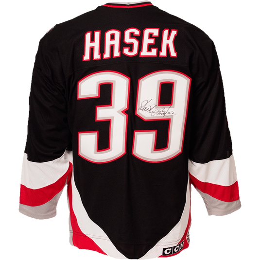 Maillot signé par Dominic Hasek des Sabres de Buffalo