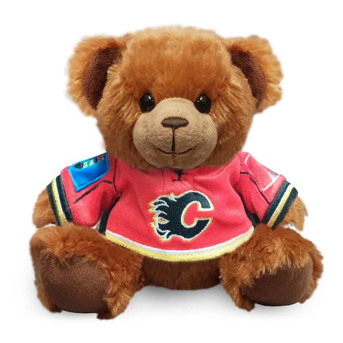 Calgary Flames Jersey Sweater Bear