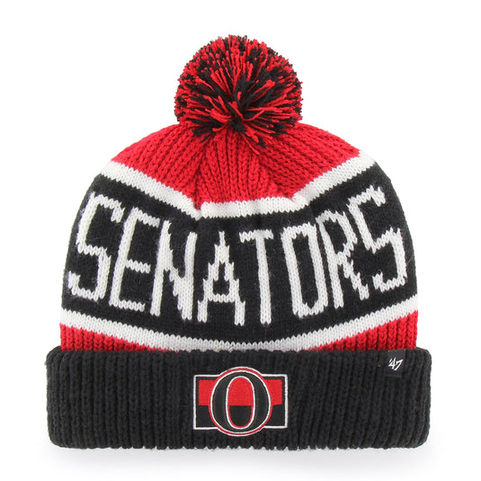 Tuque en tricot à revers NHL City des Sénateurs d'Ottawa