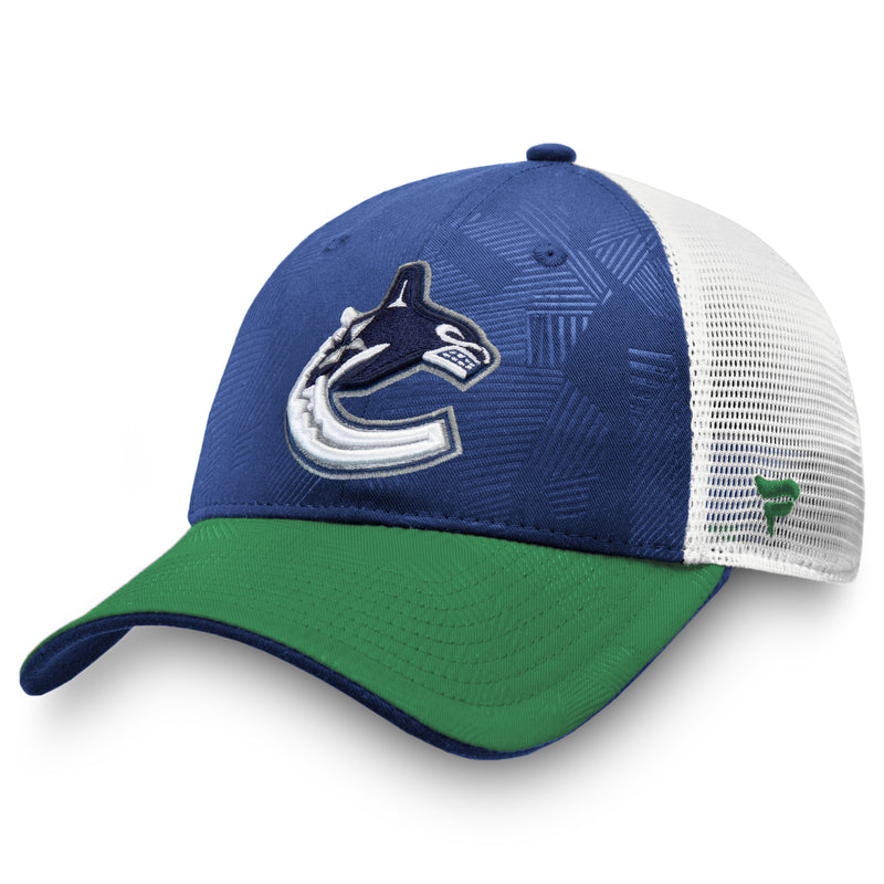 Load image into Gallery viewer, Vancouver Canucks NHL Revise Iconic Trucker Adjustable Cap
