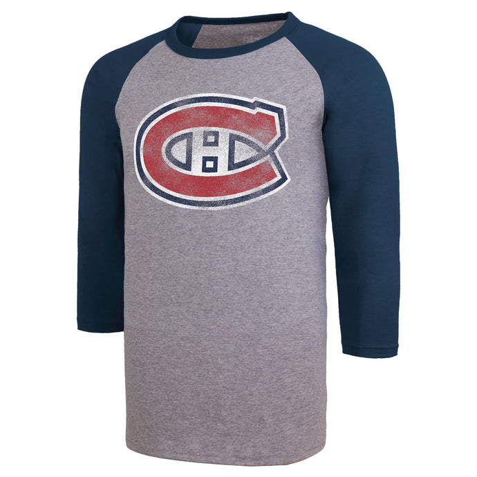 Montreal Canadiens NHL Distressed Imprint '47 Club Raglan