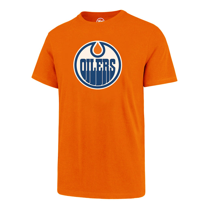 T-shirt de supporter orange de la LNH des Oilers d'Edmonton