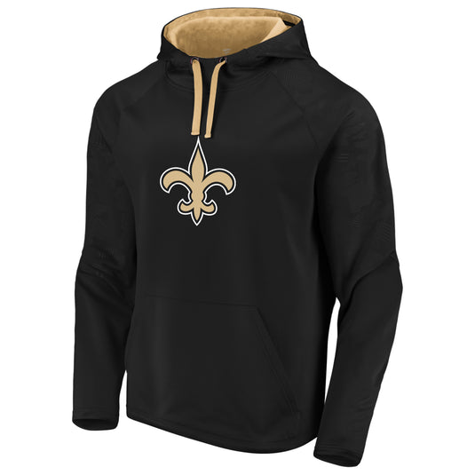 Sweat à capuche avec logo principal du défenseur des fanatiques de la NFL des Saints de la Nouvelle-Orléans