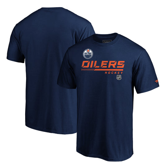 T-shirt professionnel authentique de la LNH des Oilers d'Edmonton