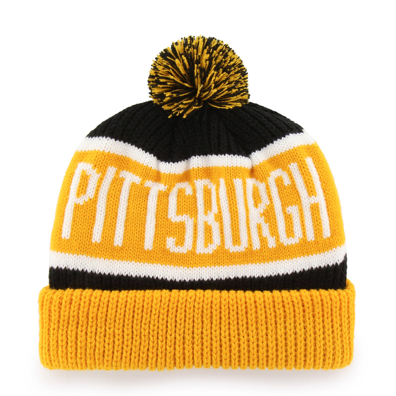Chargez l&#39;image dans la visionneuse de la galerie, Tuque en tricot à revers City NHL des Penguins de Pittsburgh
