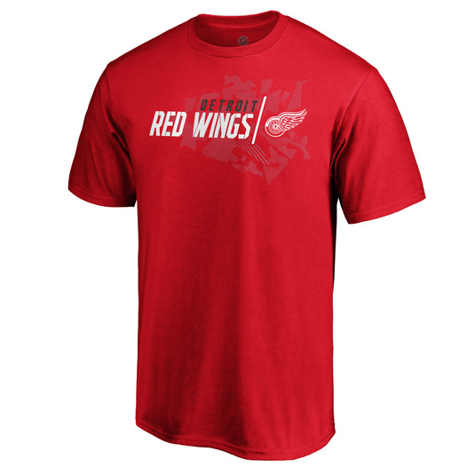 T-shirt Geo Drift des Red Wings de Détroit de la LNH