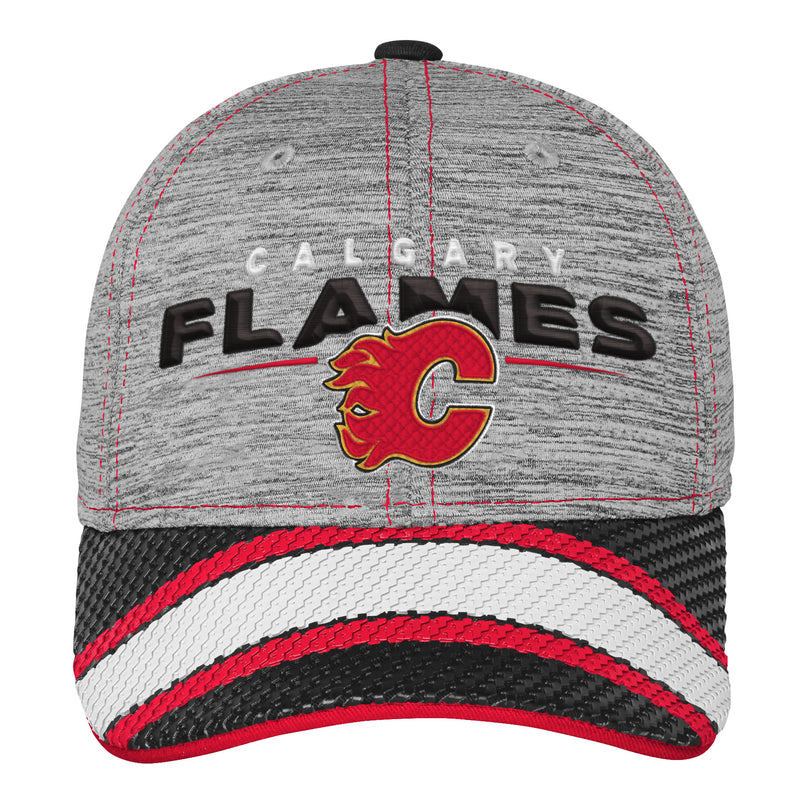 Chargez l&#39;image dans la visionneuse de la galerie, Casquette de joueur de deuxième saison des Flames de Calgary pour jeunes
