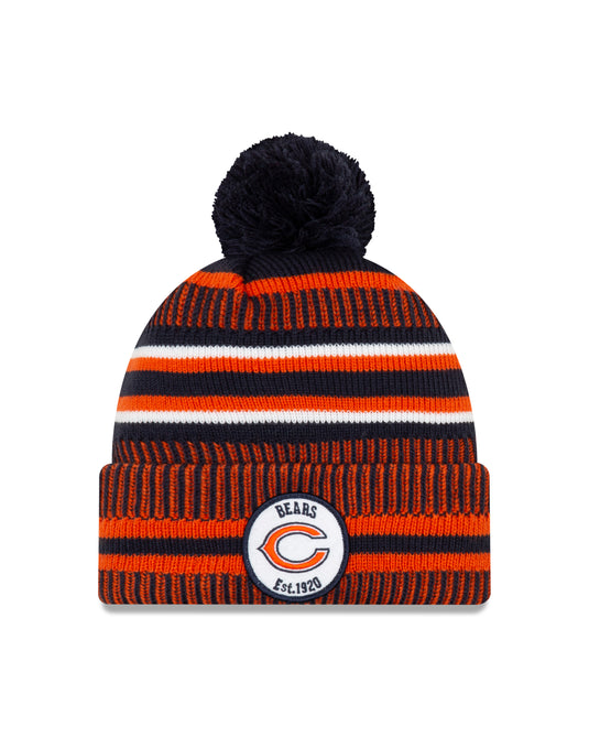 Chicago Bears NFL New Era Sideline Home Tuque officielle en tricot à revers