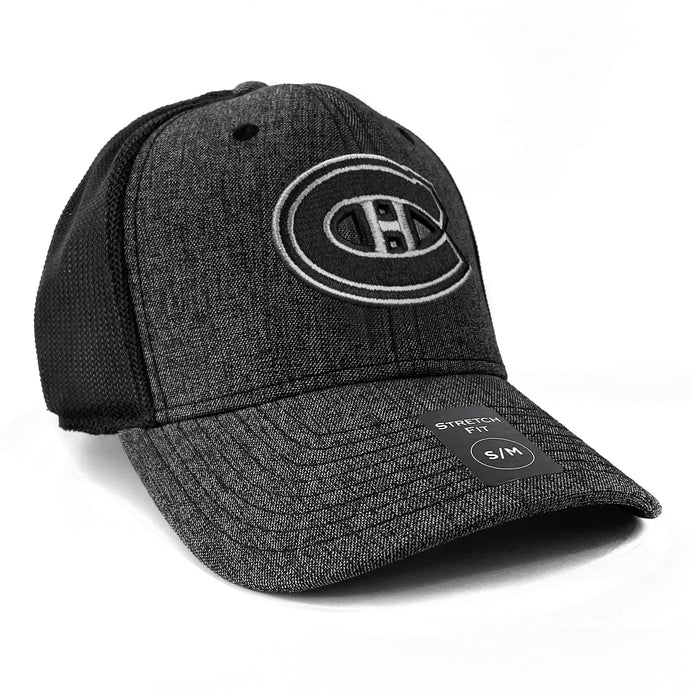 Casquette tonale chinée Poly Flex NHL des Canadiens de Montréal