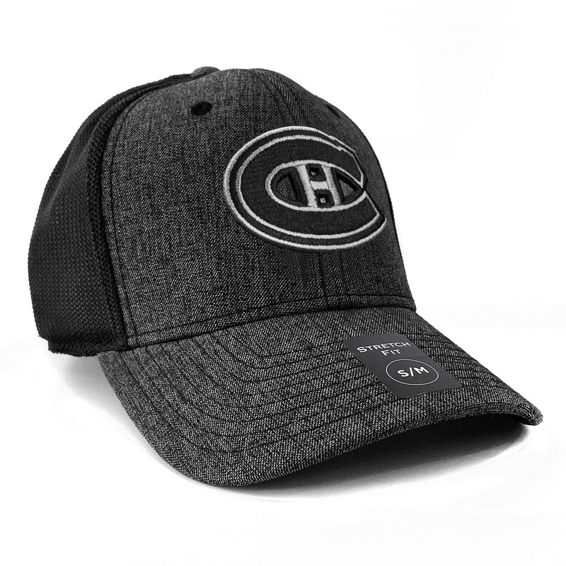 Load image into Gallery viewer, Montreal Canadiens NHL Heathered Poly Flex Tonal Cap
