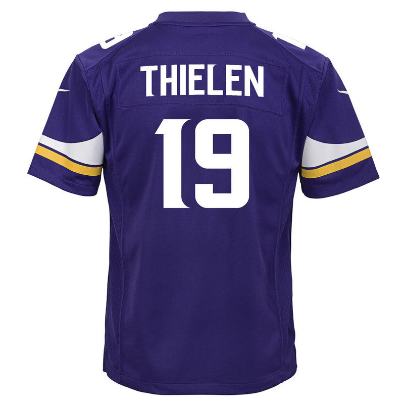 Chargez l&#39;image dans la visionneuse de la galerie, Maillot de l&#39;équipe de jeu Nike des Vikings du Minnesota Adam Thielen pour jeunes
