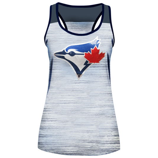 Ladies' Toronto Blue Jays Space Dye & Sequin Tank Top