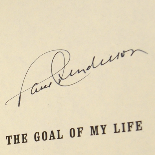 Paul Henderson Signed “The Goal of my Life: A Memoir” Hardcover Book