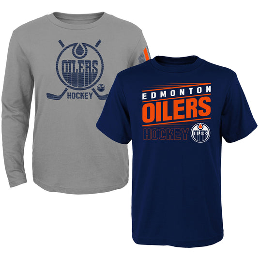 Pack combiné binaire 2 en 1 de la LNH des Oilers d'Edmonton pour jeunes