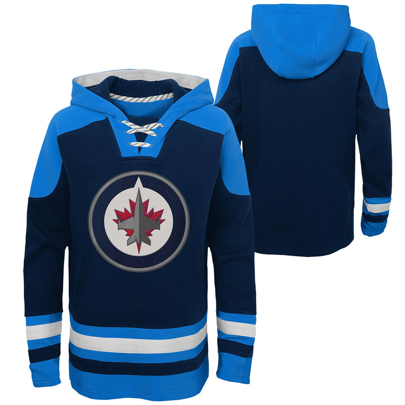 Chargez l&#39;image dans la visionneuse de la galerie, Sweat à capuche de hockey incontournable de la LNH des Jets de Winnipeg pour jeunes
