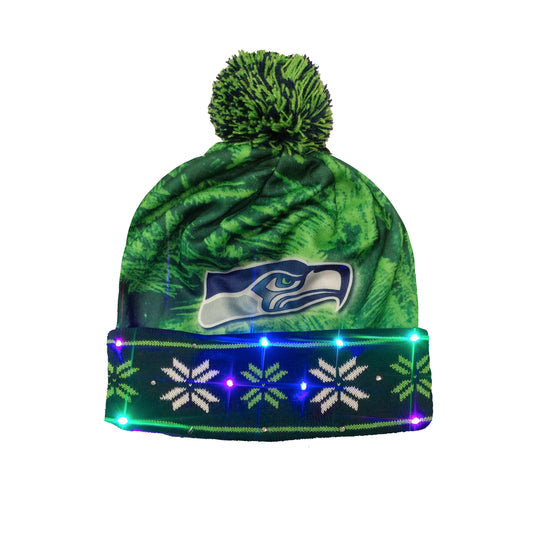 Tuque lumineuse à LED des Seattle Seahawks NFL