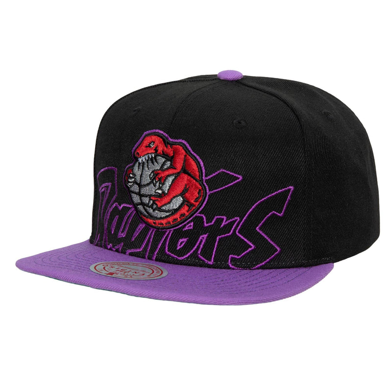 Chargez l&#39;image dans la visionneuse de la galerie, Casquette réglable NBA Low Big Face Hardwood Classics des Raptors de Toronto
