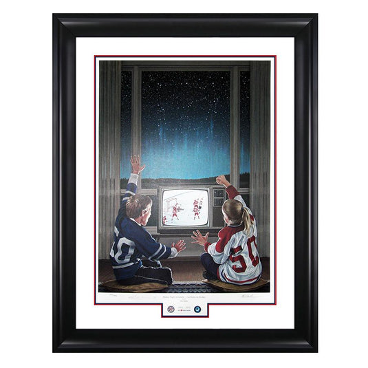 Hockey Night in Canada Limited Edition Framed Print Signed by Paul Henderson - Heritage Hockey™