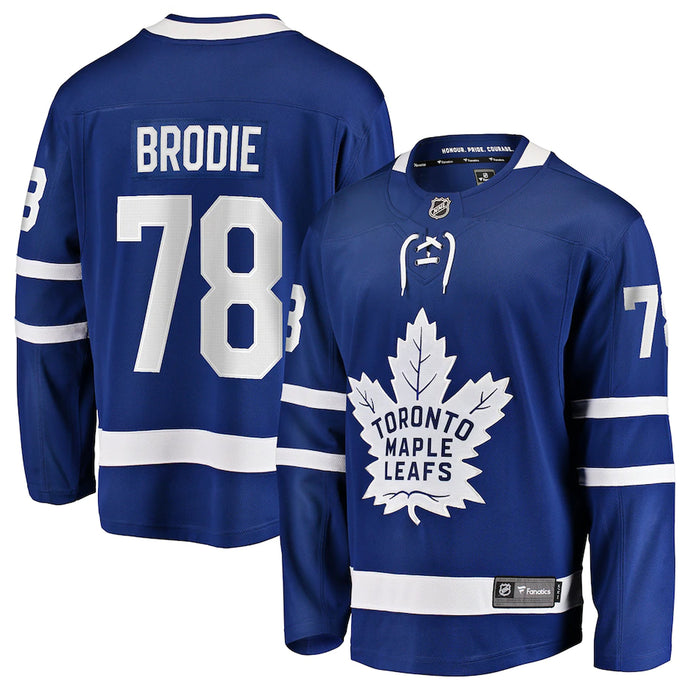 TJ Brodie Toronto Maple Leafs NHL Fanatics Breakaway Maillot Domicile