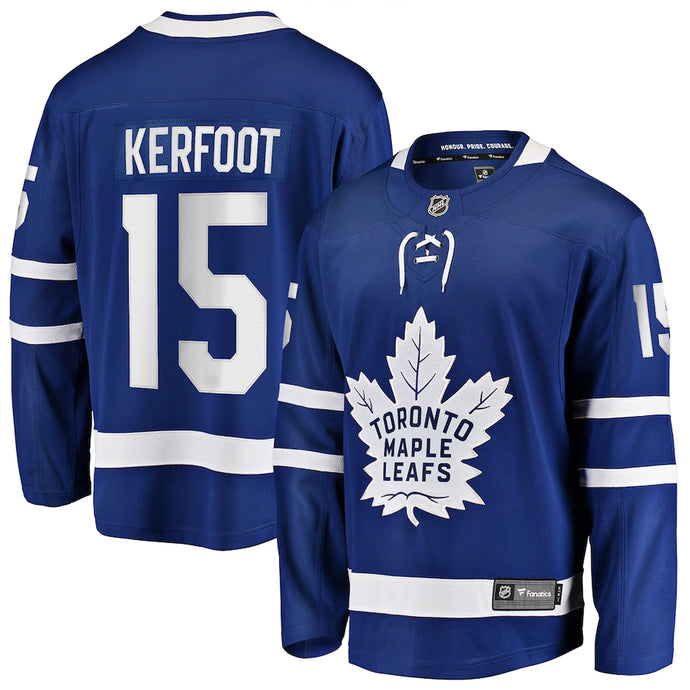 Alexander Kerfoot Toronto Maple Leafs NHL Fanatics Breakaway Maillot Domicile