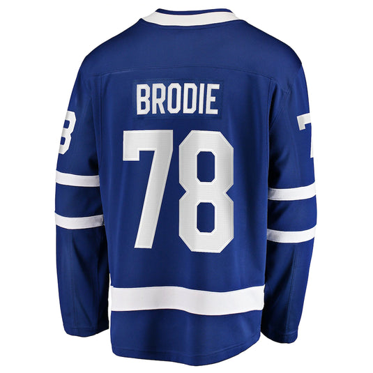 T. J. Brodie Toronto Maple Leafs NHL Fanatics Breakaway Home Jersey