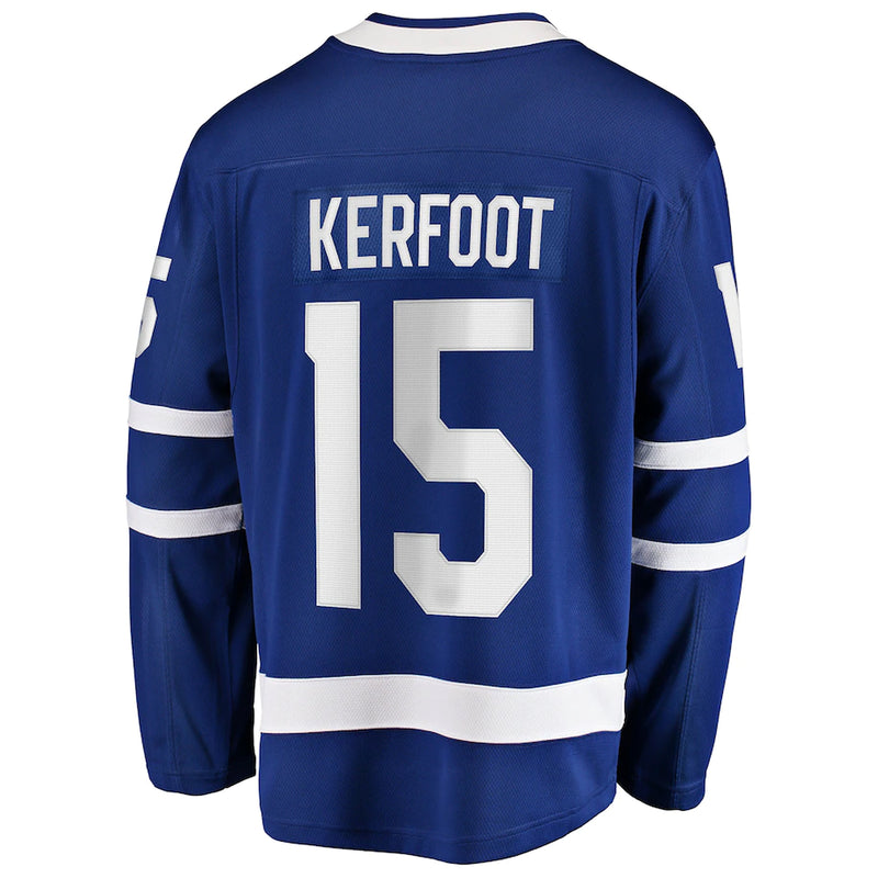 Chargez l&#39;image dans la visionneuse de la galerie, Alexander Kerfoot Toronto Maple Leafs NHL Fanatics Breakaway Maillot Domicile
