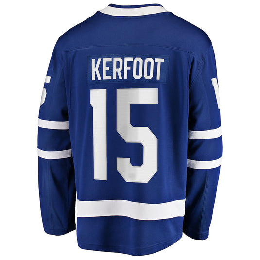 Alexander Kerfoot Toronto Maple Leafs NHL Fanatics Breakaway Maillot Domicile