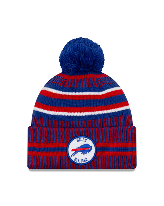 Buffalo Bills NFL New Era Sideline Home Tuque officielle en tricot à revers