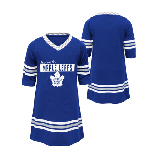 Infant Girl's Toronto Maple Leafs NHL Sassy Skater Tunic